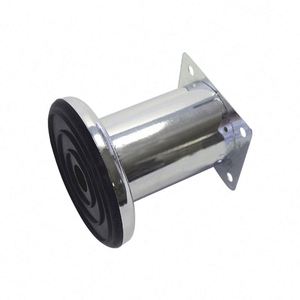 Furniture Feet Deluxe Replacement <b>Legs</b> <b>for</b> Bedside Beds-Adjustable Height Steel Plastic Hospital Outdoor Use Black/White/Silver - Product Image 1