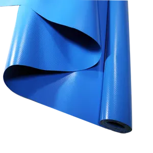 कस्टम लेपित पॉलिएस्टर सामग्री आउटडोर पीवीसी लेपित कपड़े औद्योगिक कपड़ा पीवीसी तिरपाल सूखी बैग निविड़ अंधकार