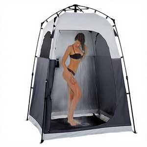 Tente de Douche Portable pour Camping, Cabine de Toilette Privée, Espace de Change Imperméable pour Randonnée, Plage et Voyage - Product Image 3