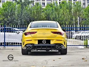 Chất Lượng Cao Cơ Thể Kit Đối Với Mercedes Benz W118 Cla-Class Nâng Cấp Cla45 AMG Phía Sau Bumper Lip Xả Mẹo