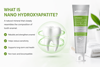 Dentifrice en gros 120g à l'hydroxyapatite nano et à l'huile de coco – Produit blanchissant pour une haleine fraîche et une hygiène buccale optimale, fabrication OEM/ODM
