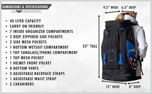 Muestra Gratis, Bolsa de Natación Más Vendida de Gran Capacidad, Mochila Deportiva con Compartimento Seco y Moderna Bolsa de Transición para Triatlón - Product Image 6