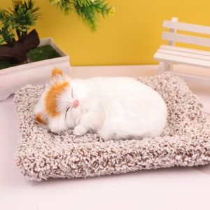 All'ingrosso di simulazione gatto morbido peluche gattino per bambini regalo di carbone attivo decorazione per tavolo per auto peluche gatto addormentato giocattolo - Product Image 2