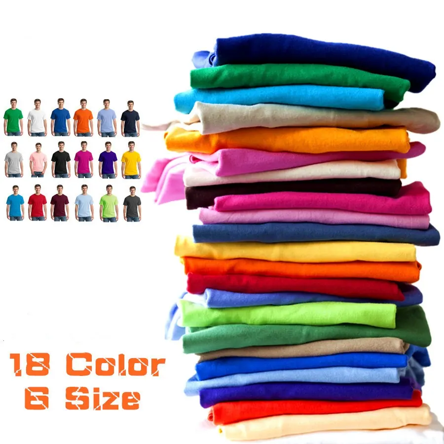150g vente en gros T-shirts vierges en coton uni logo imprimé personnalisé uniformes de classe chemises culturelles chemises publicitaires