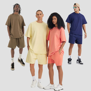 T-shirt surdimensionné vierge de haute qualité Conception d'épaule tombante T-shirt uni Streetwear Impression personnalisée T-shirts pour hommes - Product Image 1