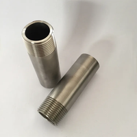 Pipa Titanium Berulir Industri Gr1 Gr2 dengan Ujung Ulir BSP/NPT/Metrik Tahan Korosi & Anti Bocor untuk Pipa Kimia
