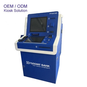 Kiosco de <span class=keywords><strong>caja</strong></span> <span class=keywords><strong>registradora</strong></span> de autoservicio de 19 pulgadas, dispensador de efectivo, quiosco financiero, quiosco de pago bancario - Product Image 2