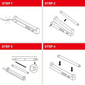 TCL tiết kiệm năng lượng độ sáng cao 1.2m 20W 6500K 1200mm T8 dẫn ống ánh sáng cho văn phòng và nhà - Product Image 5