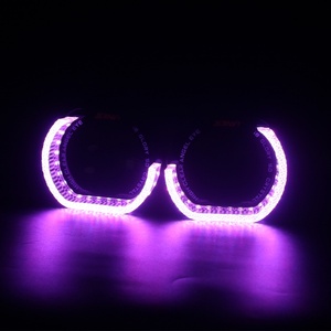 SANVI 2.5นิ้ว3นิ้วปรับแต่งได้แหวนจักรยานพร้อมไฟ LED ANL ตา3D 4D 5D เดี่ยวและสองสี wrgb 12V สภาพใหม่ - Product Image 6