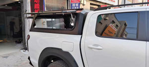 Capot rigide de camionnette en alliage d'aluminium de bonne qualité pour Ford Ranger Raptor, coque de camping, installation sans perçage, couvre-benne - Product Image 5