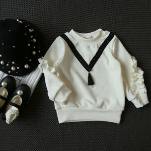 Compras en Línea en India, Último Modelo de Blusas Occidentales de Diseño para Niñas, con Mangas con Volantes - Product Image 4