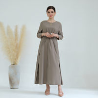 Meilleures ventes, Abaya de luxe Loriya Dubaï vêtements et accessoires traditionnels musulmans, ensemble abaya 3 pièces, vêtements islamiques, abaya