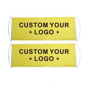 Bandera Retráctil Personalizada Portátil para Animadoras, Bandera de Mano Reutilizable, Banners Enrollables - Product Image 1