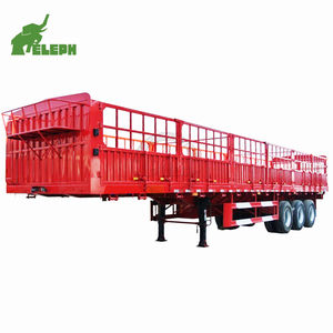 La Chine 3 essieux volailles vivantes <span class=keywords><strong>caisse</strong></span> de transport semi-<span class=keywords><strong>remorque</strong></span> à vendre - Product Image 3