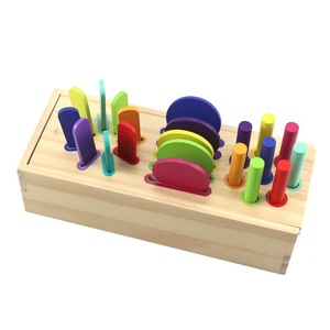 Juguetes Montessori para Bebés, 3 en 1, <span class=keywords><strong>Caja</strong></span> de Clasificación de Colores, <span class=keywords><strong>Actividades</strong></span> para Niños Pequeños, Habilidades Motoras Finas, Juguetes Educativos para Niños - Product Image 2