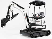 Excavator Mini 1,6 Ton Bersertifikasi EPA CE Efisiensi Tinggi dengan Mesin Koop, Alat Penggali Crawler Kecil untuk Penggunaan Pertanian, Kebun & Konstruksi