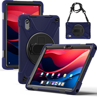 Coque de protection intégrale antichoc 3-en-1 avec support rotatif à 360° pour tablette Moto Pad 11" 2026
