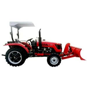 Mini tracteur agricole chinois 4 en 1, pelle avant et arrière, 4wd, 40hp, 50hp, équipement agricole, économique, livraison gratuite