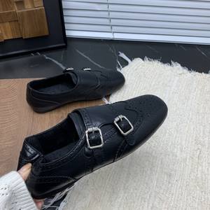 Zapatos de Cuero para Mujer 2026, Nuevos, de Lujo, Hechos a Mano, Exquisitamente Grabados y Bordados, Transpirables, Cosidos, Modernos y Elegantes - Product Image 3