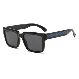 Square <b>Sunglasses</b> Black PC Lens Unisex Trendy Design - Product Image 5