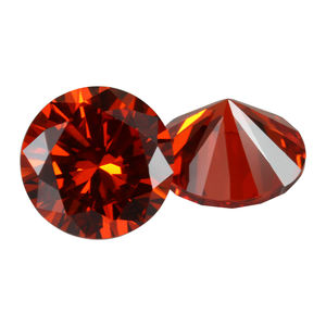 Circonita Cúbica Redonda de Corte Brillante 5A en Oferta para la Fabricación de Joyas - Product Image 2