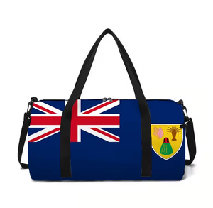 Bolsa de Lona con la Bandera de Saint Martin, Bolsa de Viaje Deportiva Personalizada para Hombre y Mujer, Bolsa de Gimnasio, Bolsa de Viaje Deportiva - Product Image 4