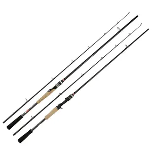 High carbon spinning baitcasting rod cork 2.19/2.28/2.4 m handle 2 sections spinning reel rod for saltwater fishing