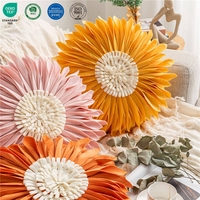 Coussin en forme de fleur personnalisé, décoration d'intérieur, coussins décoratifs de luxe pour la décoration de la maison, coussin décoratif en forme de fleur