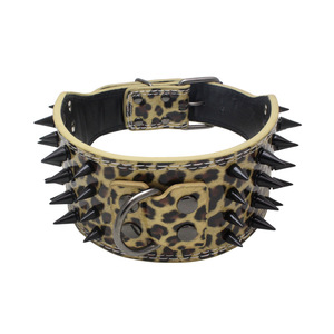 <span class=keywords><strong>Cuatro</strong></span> filas de púas anti-picadura de mascotas collar doble de anti-Descanso de cadena de perro suministros - Product Image 5