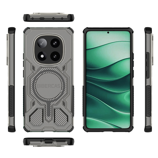 Significantly Protective Luxury Design TPU+PC Material Phone Case Clear Shockproof Wireless Charging Cover Redmi K70E K80 Pro