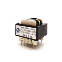 Transformador de Aislamiento de Potencia Micro EI de 220V a 12V 600mA, Transformador PCB de 400V