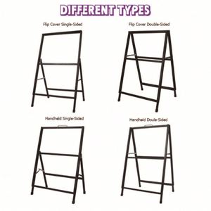 Hot Selling Aluminum Plastic Menu Sign Poster Stand Changeable Letter a Frame Sign - Product Image 2