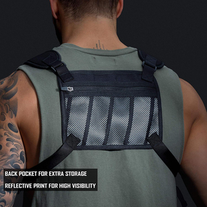 Water Resistant Chest Pack, Minimalist Running Pack for Workouts, Lightweight Running <strong>Vest</strong>, Running Backpack