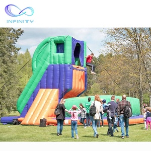 ร้อนขาย Freefall กระโดดแพลตฟอร์มพองกระโดดทาวเวอร์และถุงลมพองกระ<span class=keywords><strong>โดด</strong></span>ถุงลมนิรภัยขนาดใหญ่ที่มีแพลตฟอร์ม - Product Image 1