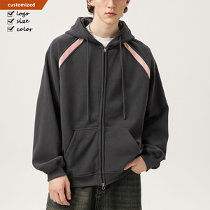 Sudadera con <span class=keywords><strong>Capucha</strong></span> Extra Grande para Hombre, con Logotipo Personalizado, 100% Algodón, Hombros Caídos, Manga Larga - Product Image 1