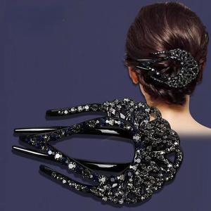 Fashion Design <strong>Bird</strong> <strong>Nest</strong> <strong>Hair</strong> <strong>Clip</strong> Women Back Head Three-jaw Clamps Hairgrip Elegant Mother Updo Ponytail <strong>Hair</strong> Accessory - Product Image 3