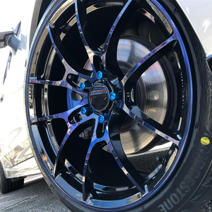 Jantes en alliage d'aluminium noir brillant de 17, 18, 20, 21, 22 pouces, 5x114.3, 5x120, 5x130, concaves profondes pour SUPRA GR86 BRZ FK8 FL5 350Z G35 M3 M4 - Product Image 4