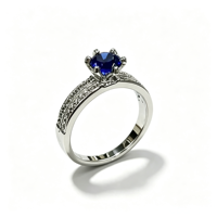 Bagues en laiton plaqué platine, pierres étincelantes élégantes pour les fêtes d'anniversaire, les mariages, les anniversaires de mariage, bijoux de mode, cadeaux