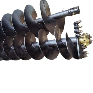 Foreuse spirale pour excavatrice, adaptable pour le forage de fondations et la pose de pieux spirale, pour l'ingénierie photovoltaïque - Product Image 5