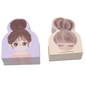 Cartes de visite promotionnelles prêtes à être expédiées, en papier couché, étiquettes en carton pour pinces à cheveux, bandeaux, élastiques - Product Image 1