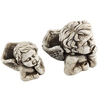 Vase en ciment en gros pour plantes succulentes et orchidées, pot de fleurs décoratif pour jardin et serre
