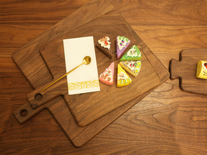 Nhà Tự Nhiên Bắc Mỹ Đen Óc Chó Gỗ Chặt Phục Vụ Hội Đồng Quản Trị Cho Charcuterie Pho Mát Trái Cây Rau Snack Món Khai Vị - Product Image 3