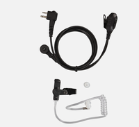 Pour Motorola DP1400 DEP450 XiR P3688 CP200d, écouteur avec tube acoustique, écouteur filaire pour talkie-walkie