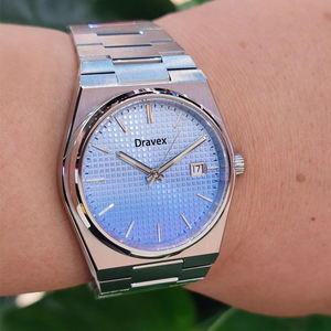 Montre à quartz pour homme de luxe Tissots PRX de marque supérieure, cadran simple dégradé, cadran noir, étanche, bracelet en acier inoxydable, Reloj - Product Image 6