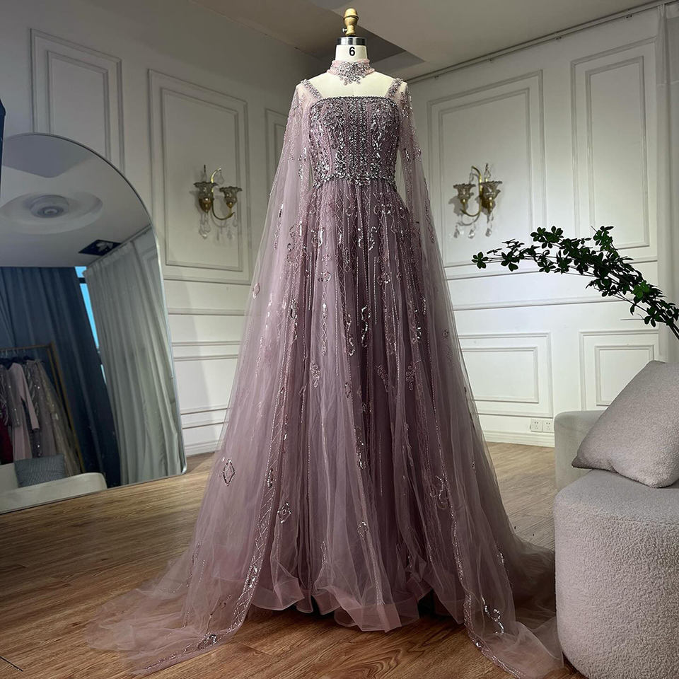2025 Nude Strapless Beaded A-Line  Evening Dress for  Occasion Saudi LA72871