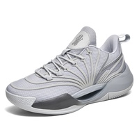 Chaussures de basket-ball avec semelle intermédiaire en EVA, semelle extérieure en caoutchouc MD, confortables, respirantes, tendance, baskets pour hommes
