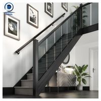 Escaliers extérieurs en métal galvanisé de Prima Marches d'échelles de grille en acier Escaliers de plaque d'acier pour les escaliers de bâtiments modulaires