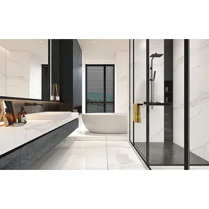 3200x1600mm Marble Ceramic Tiles Polished Glaze Ideal For Bathroom Toilet Flooring