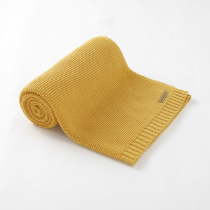 Grande Vente Couverture Bébé en Coton Bio Tricoté pour Garçons et Filles Utilisation Toutes Saisons 0-12 Mois - Product Image 5