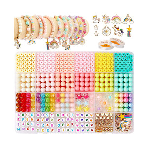 Sao Hoa Đính Cườm Đồ Trang Sức Làm Kit Sáng Tạo Cho Trẻ Em Vòng Đeo Tay Đồ Trang Sức Làm Với Đầy Màu Sắc Charms DIY Dự Án Đồ Trang Sức - Product Image 1